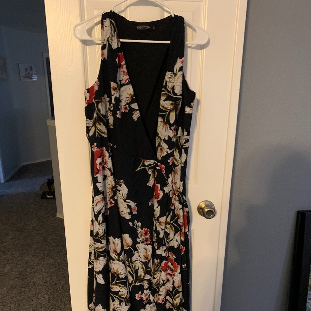Floral Wrap Dress